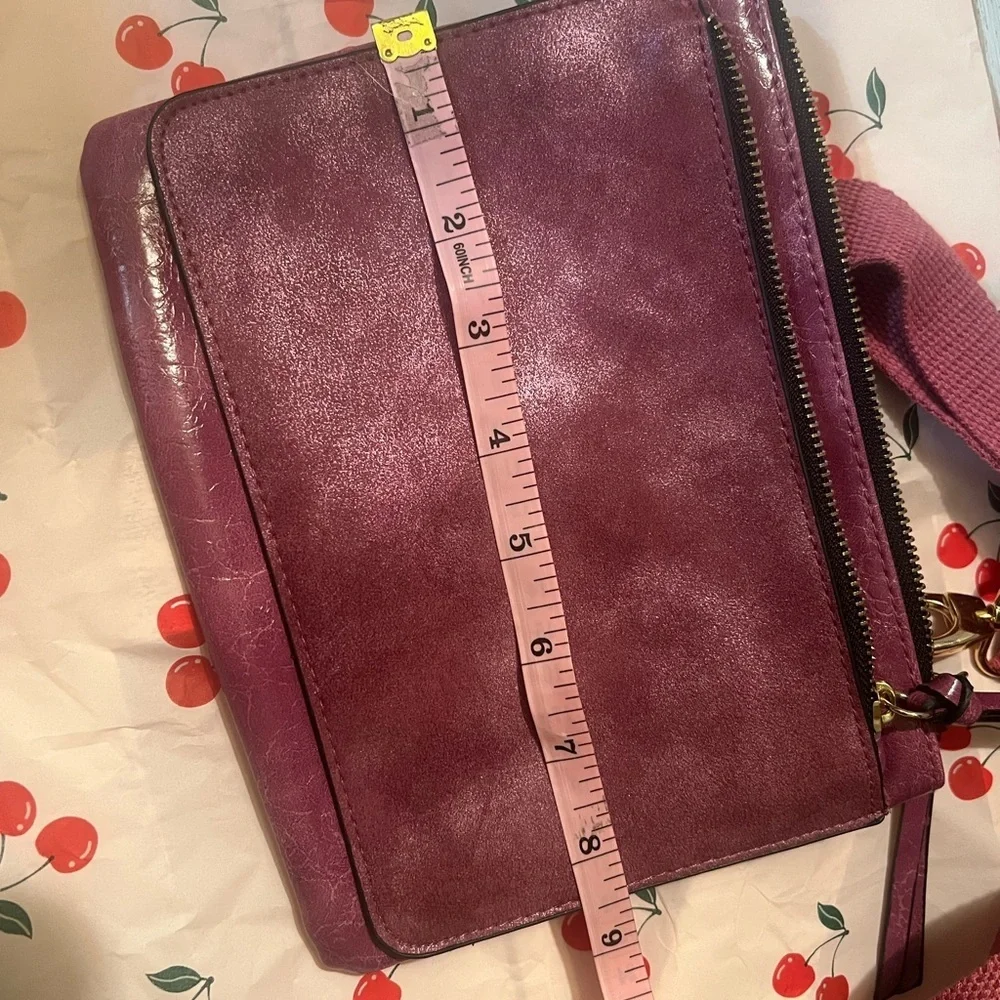 Elegant Pink/ purple Crossbody Bag